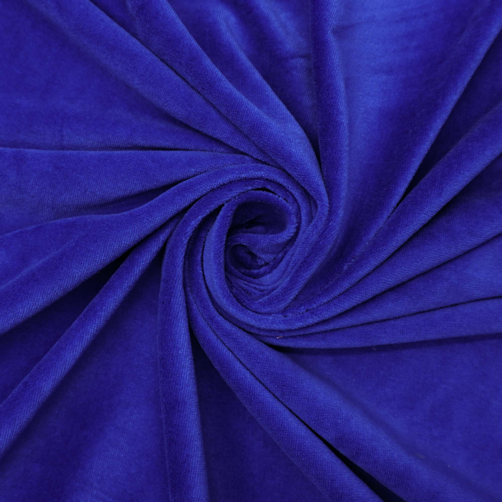Tecido plush azul royal