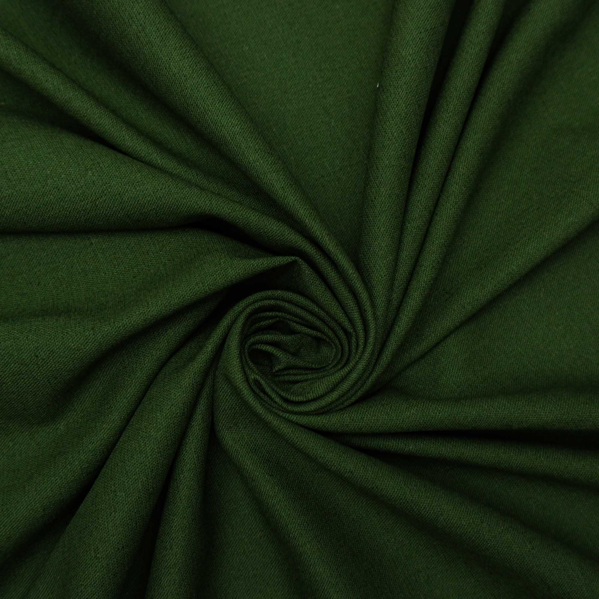 Tecido linho misto com elastano verde oliva