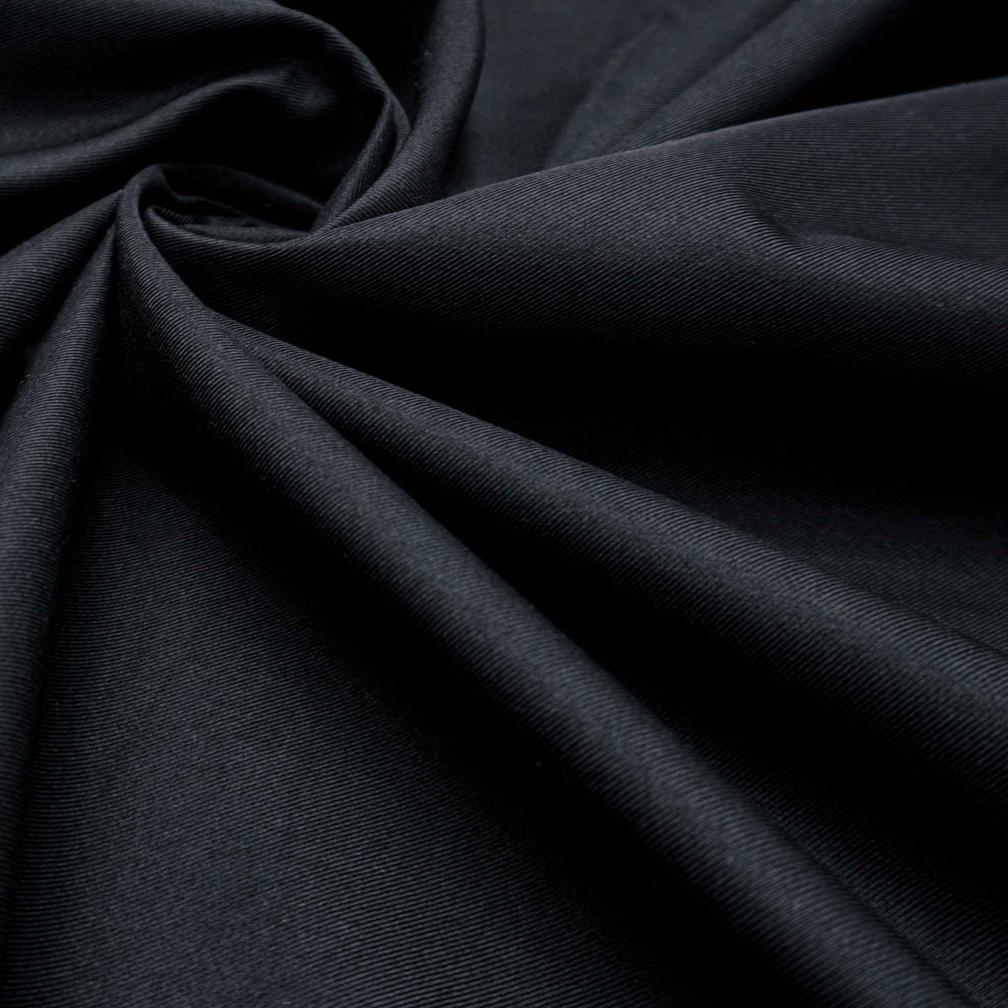 Tecido Gabardine Calça Masculina Social Preta Tecido Gabardine