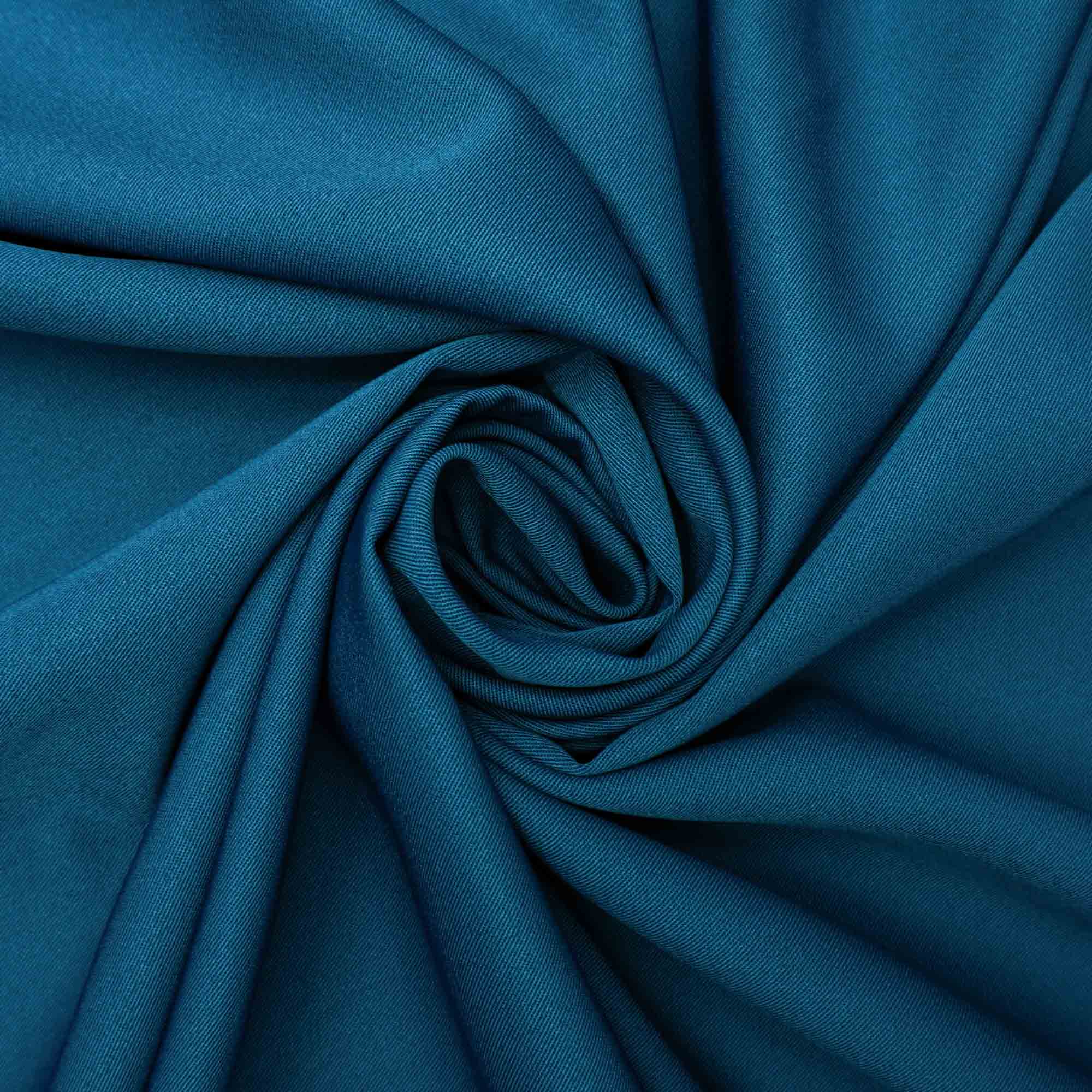 Tecido alfaiataria spandex two way azul turquesa