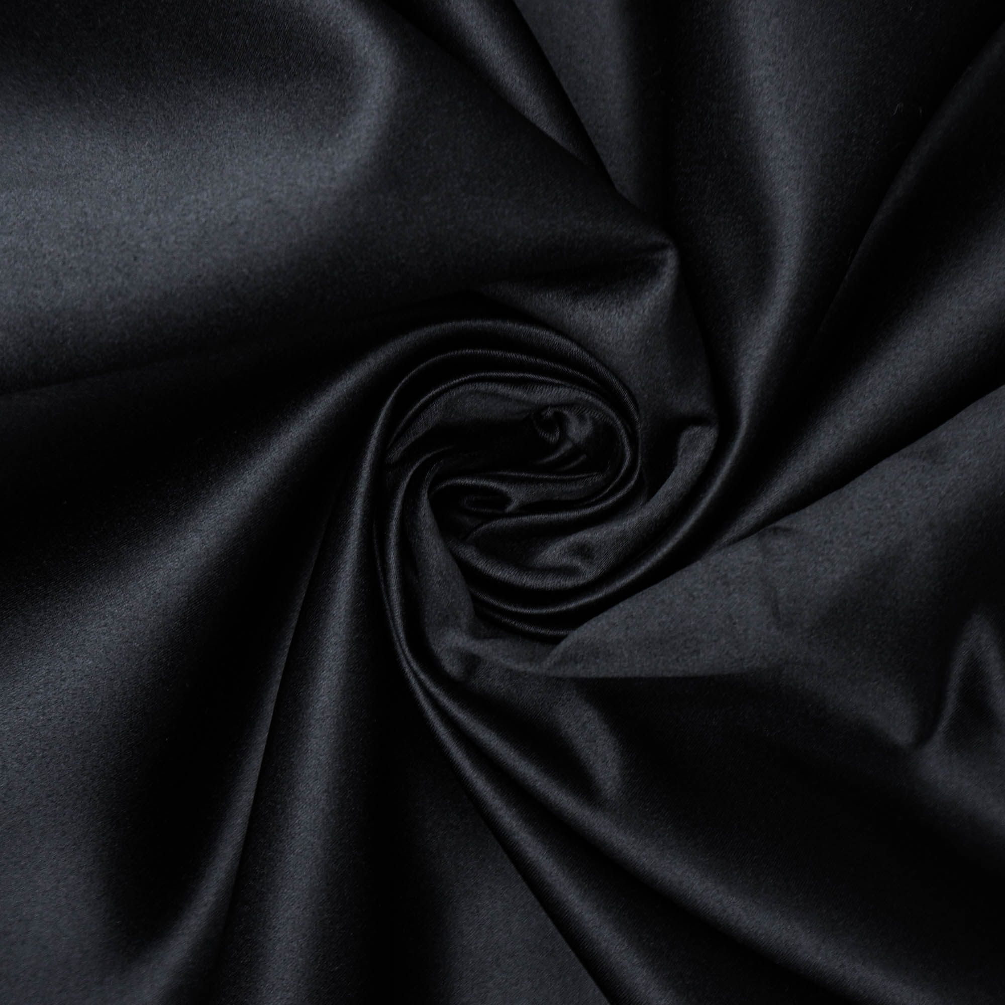 Tecido cetim bucol preto
