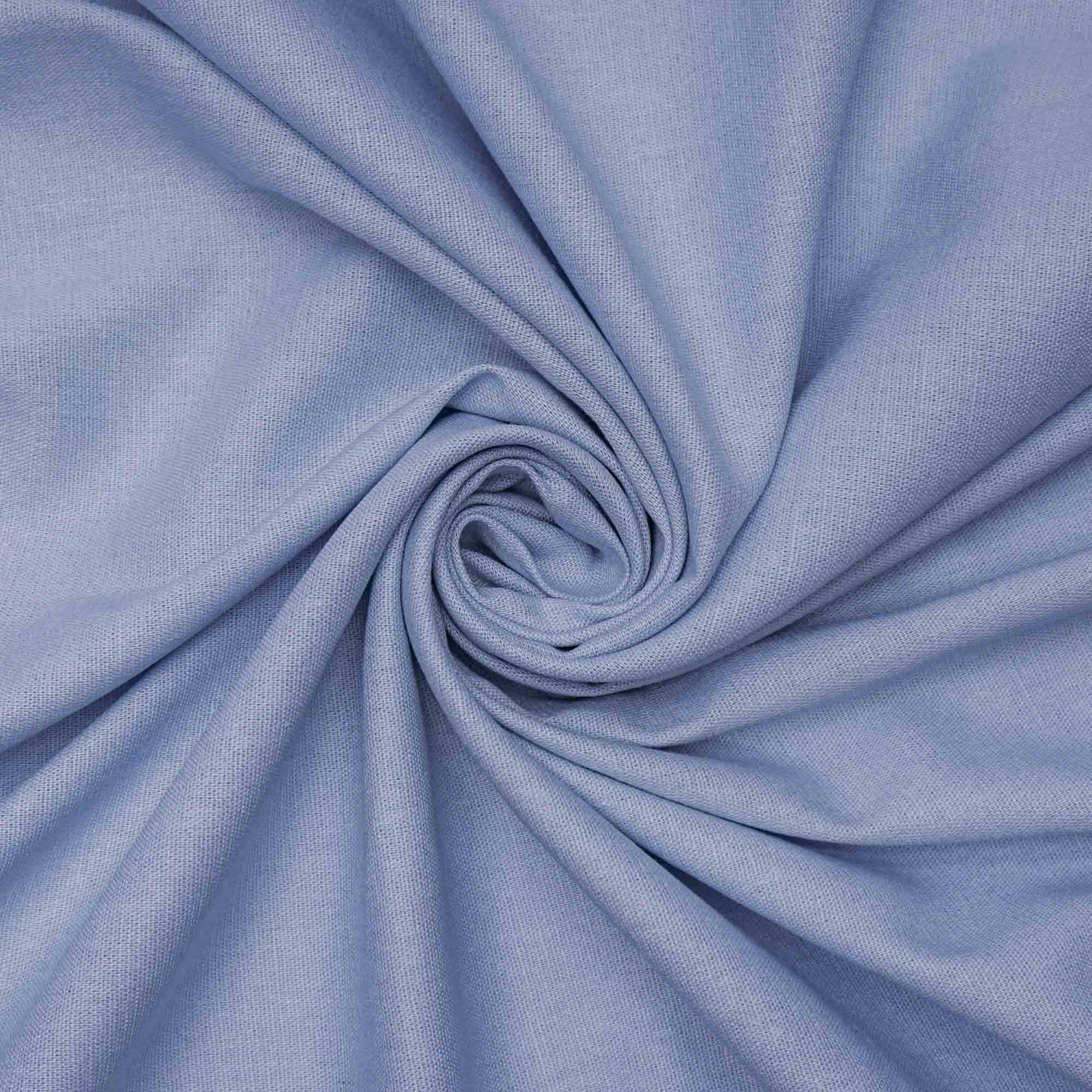 Tecido linho misto com elastano azul claro