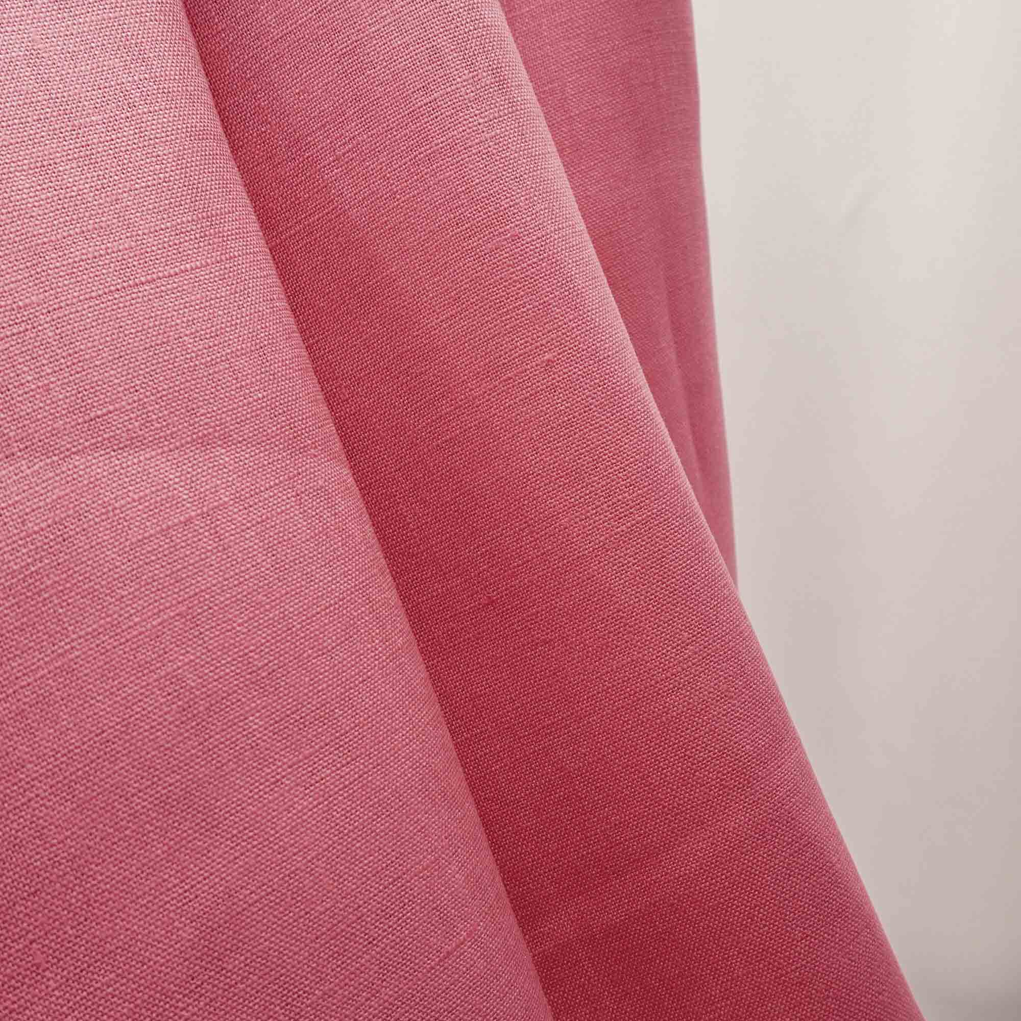 Tecido linho puro rosa | Maximus Tecidos