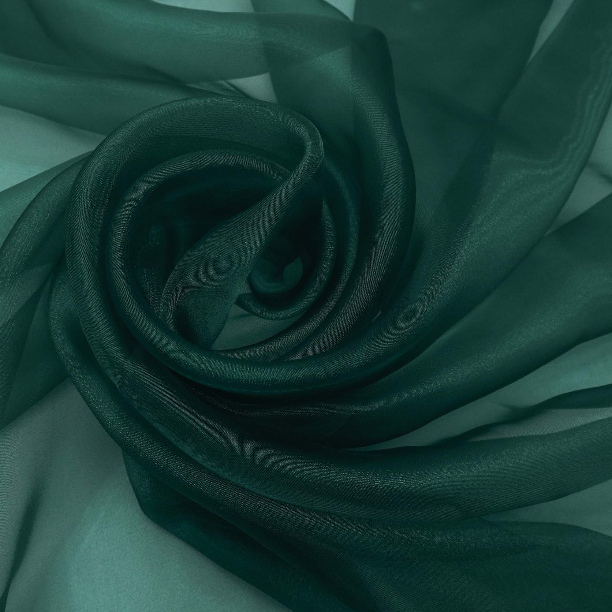 Tecido organza cristal verde Maximus