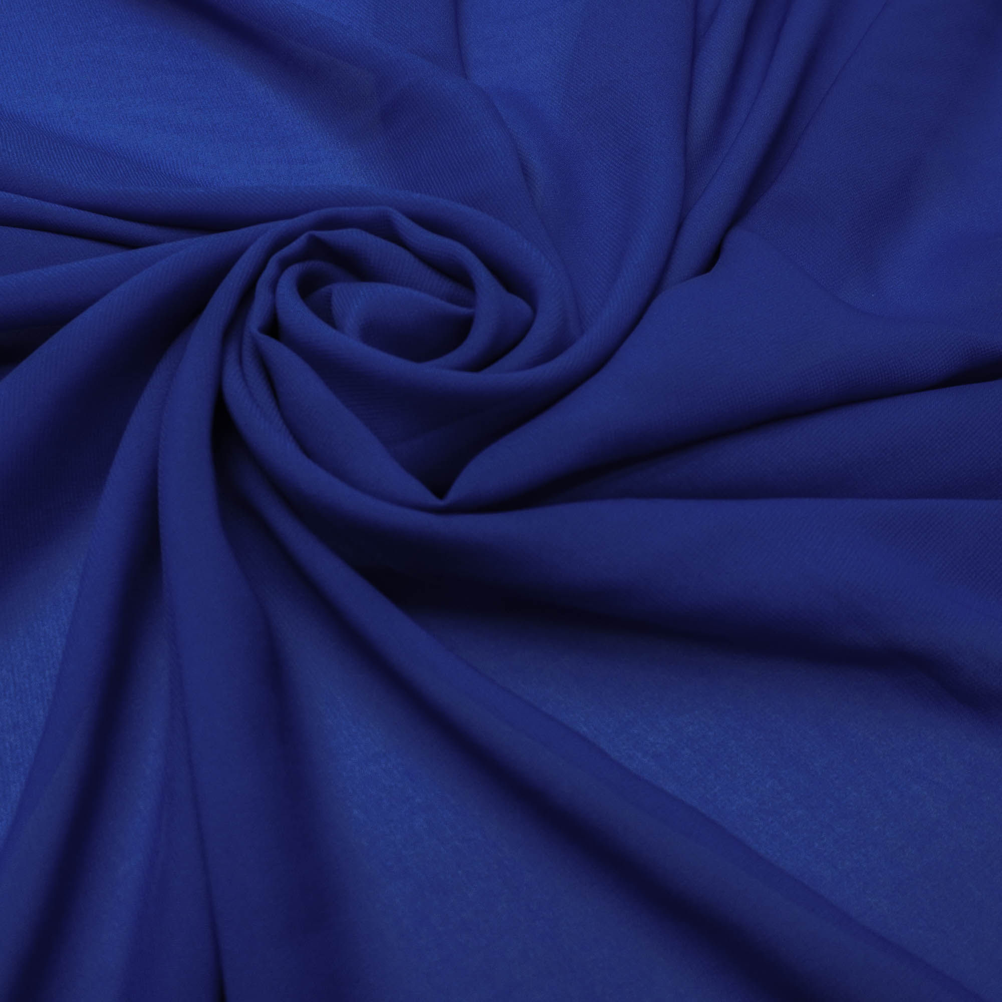 Tecido chiffon pele de pêssego azul Maximus