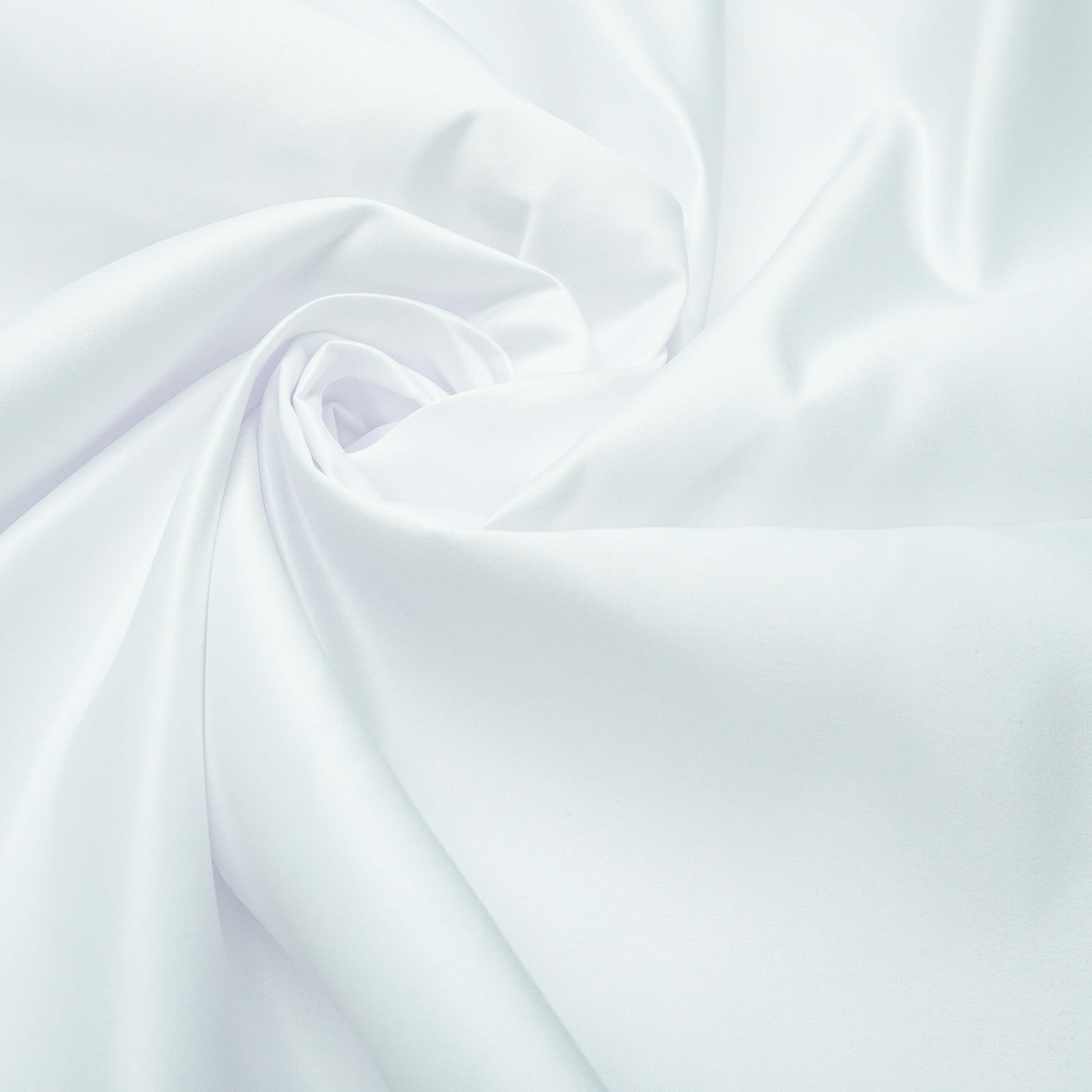 Tecido cetim bucol italiano branco (ideal para noivas) Maximus