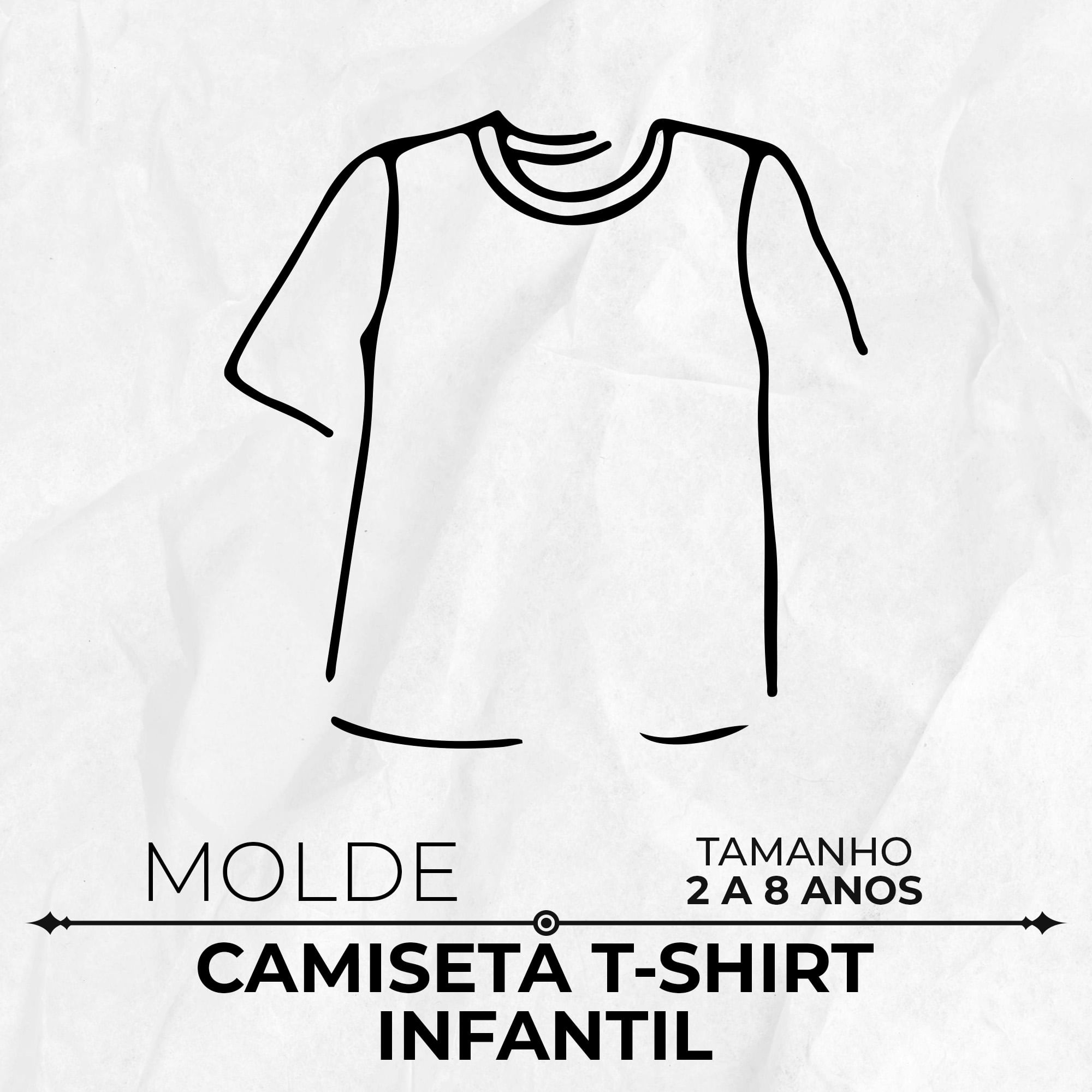 Molde camiseta t-shirt infantil by Marlene Mukai Maximus