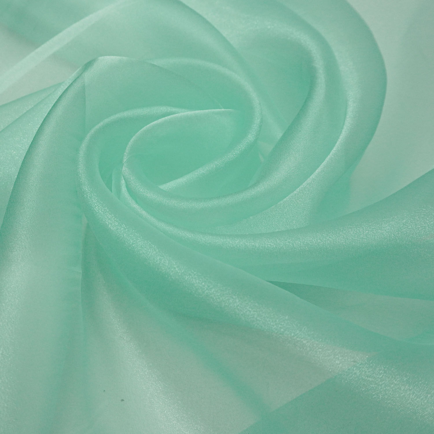 Tecido organza cristal verde tiffany Maximus