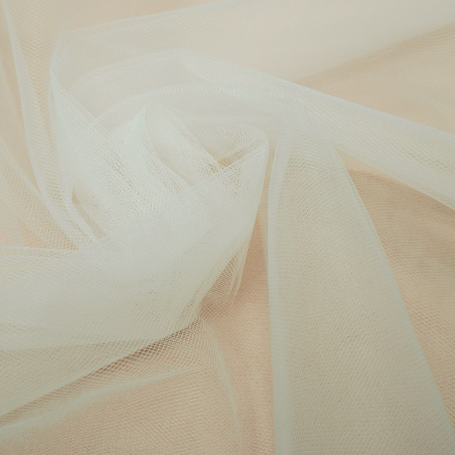 Tecido tule francês fosco off white (para véu) | Maximus Tecidos